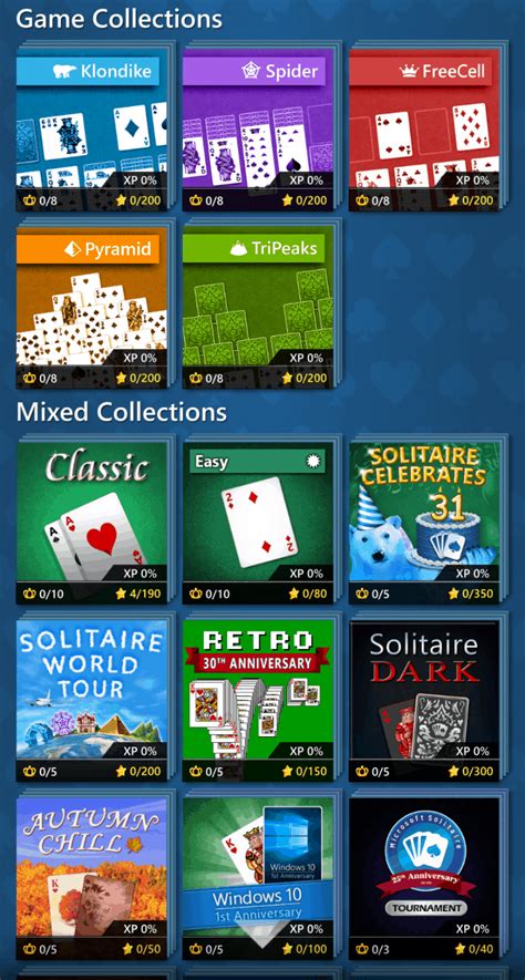 What Are Microsoft Solitaire Collection Level Names Jnrnative