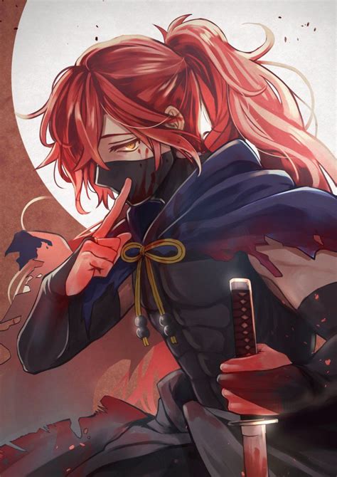 Long Red Haired Anime Characters Male ~ Anime Guys With Long Red Hair