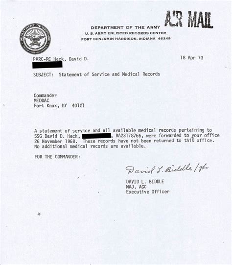 How To Obtain Military Medical Records