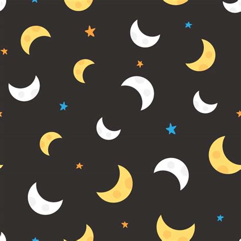 Stars And Moon Pattern Free Vector Images Wowpatterns