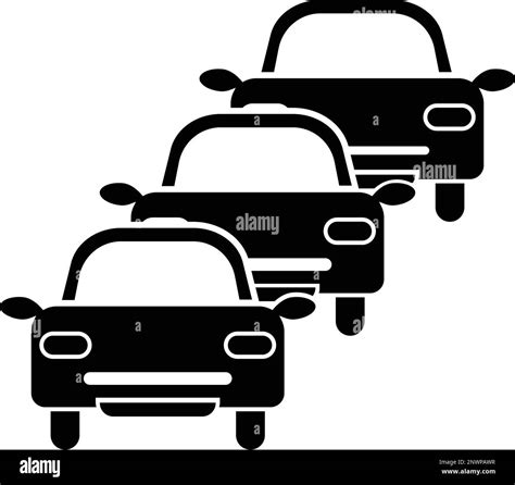 Traffic Jam Icon Design Template Stock Vector Image And Art Alamy