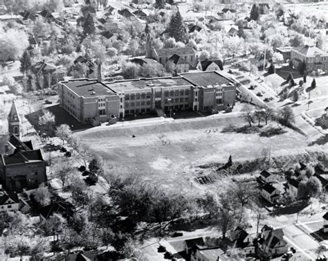 Aerial View Of Moscow High School Moscow Idaho Idaho Cities And