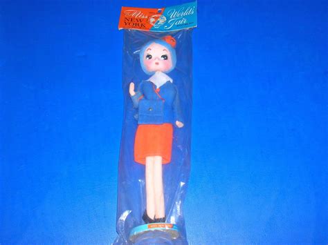 Vintage Japan Pose Doll Flight Attendant Pose Dolls Bradley Dolls Asian Doll