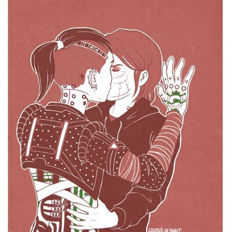 Some Of My Favorite Mass Effect Fanart 1 Jack And Femshep By