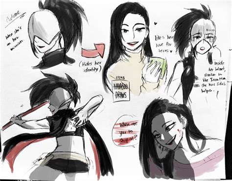 Some Sketches Of People With Different Expressions And Hair Styles One
