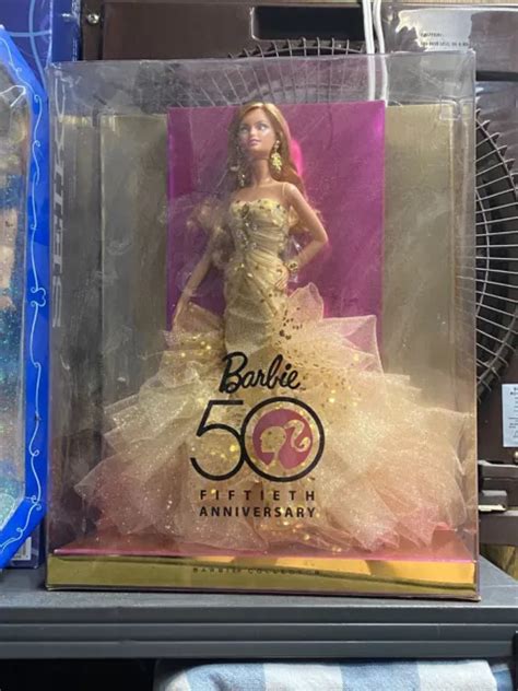 rare 50th anniversary barbie glamour doll mattel collector doll 100 00 picclick