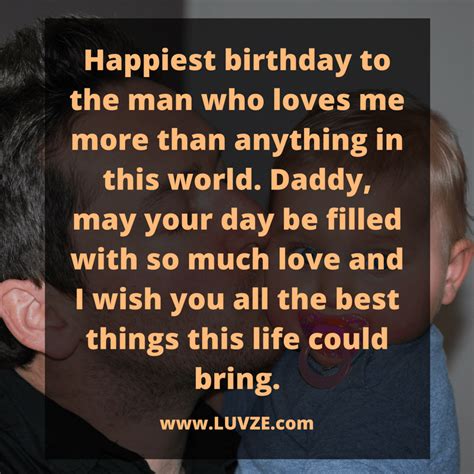 You always make me proud to be your wife because of what you do when you're boss at work and when you're just dad at home. Happy Birthday Dad: 110 Birthday Wishes and Messages