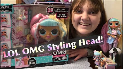 New Lol Surprise Omg Candylicious Doll L O L Surprise O M G Styling Head Unboxing And Review