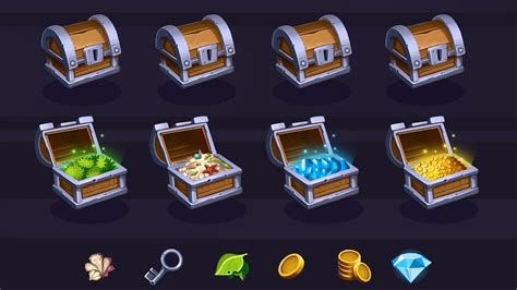 Common Treasure Chest In 2d Assets Ue Marketplace