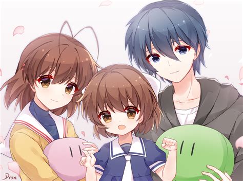 Furukawa Nagisa Okazaki Tomoya And Okazaki Ushio Clannad And 1 More