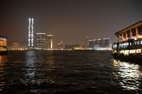 Pusat Perdagangan Internasional Hong Kong Foto Stok Unduh Gambar