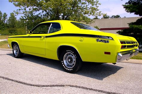 Curious Yellow 1971 Plymouth Duster Twister Plymouth Muscle Cars