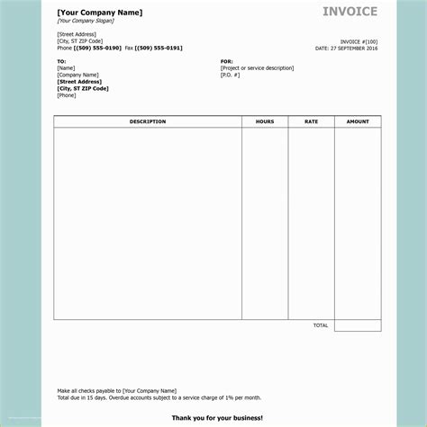 Easy Invoice Template Free Of Free Invoice Templates By Invoiceberry