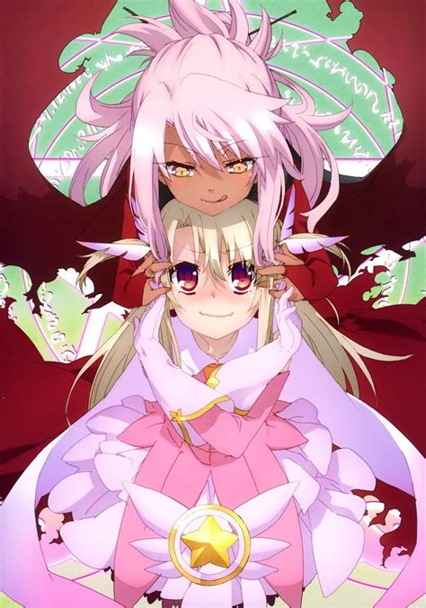 Prisma Illya And Kuro Official Art Fatekaleid Liner Prismaillya Fate Stay Night Anime Fate