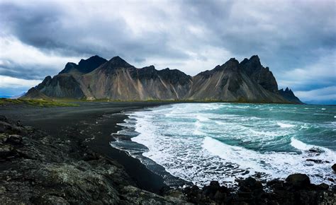 Stokksnes Black Sand Beach Iceland Nomadict