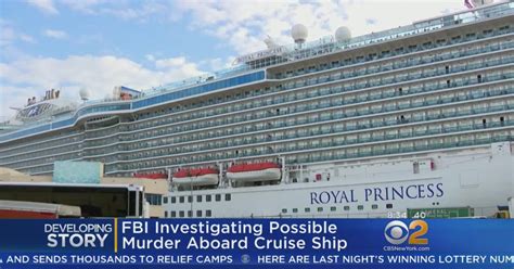 fbi investigating woman s suspicious death on board cruise ship cbs new york