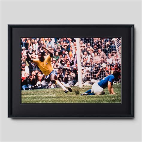 Pelé Scores World Cup Final 1970 Silver Gelatin 30x40 Pelé