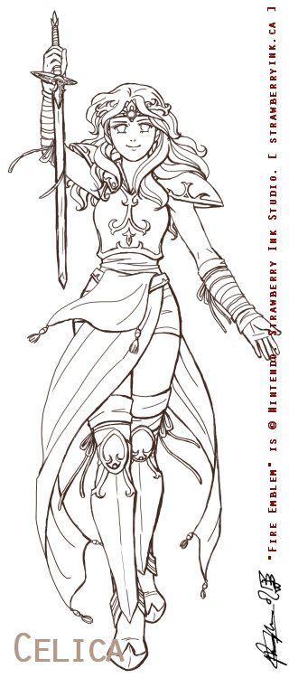 Female Warrior Coloring Pages