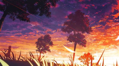 Anime Red Sky Wallpapers Top Free Anime Red Sky Backgrounds