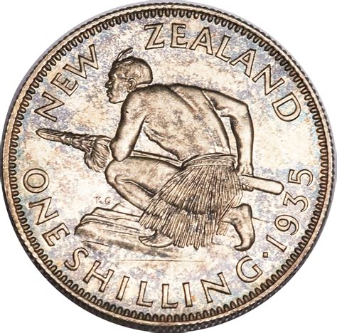 Send money online fast, secure and easy. New Zealand 1 Shilling (1933-1935 George V) - Foreign Currency