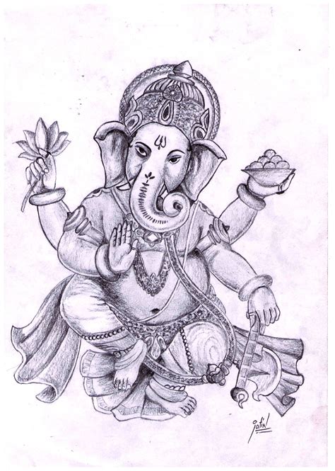 Free Ganesh Sketch Download Free Ganesh Sketch Png Images Free