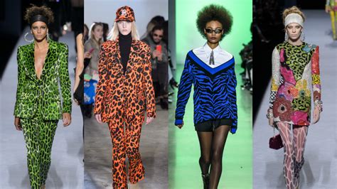 Nyfw New York Fashion Week Fall 2018 Trend Neon Animal