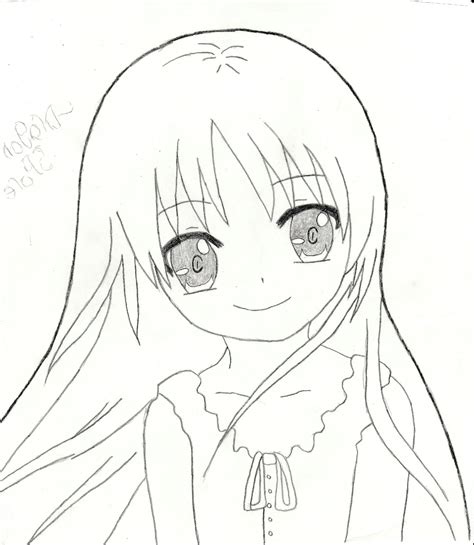 Anime Long Hair Easy Drawings Jameslemingthon Blog