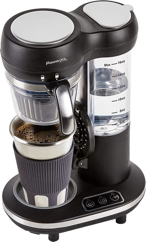 Powerxl Grind And Go Automatic Single Serve Coffee Maker With Grinder