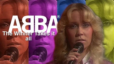 Abba The Winner Takes It All Perfomance In Hd Youtube