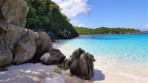 One Of The Most Beautiful Beaches Trunk Bay Saint Johns