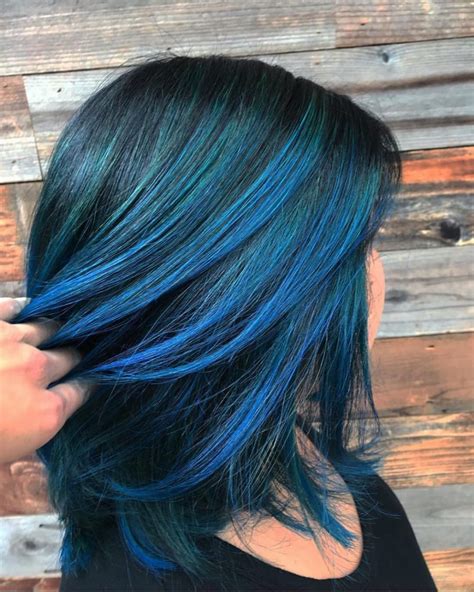 22 Most Amazing Blue Black Hair Color Looks Of 2024