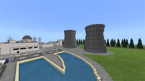 Nuclear Power Plant In Minecraft By Chambertmc Minecraft Map
