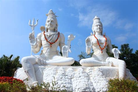 Shiva Parvathi Statues Stock Image Image Of Historic