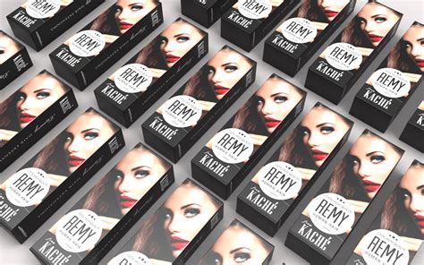 Case Study Kache Hair Extensions Box Packaging Design