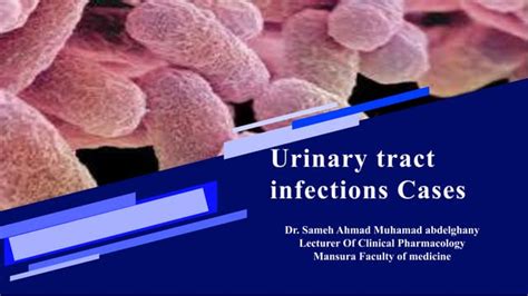 Clinical Cases Study For Urinary Tract Infections Ppt