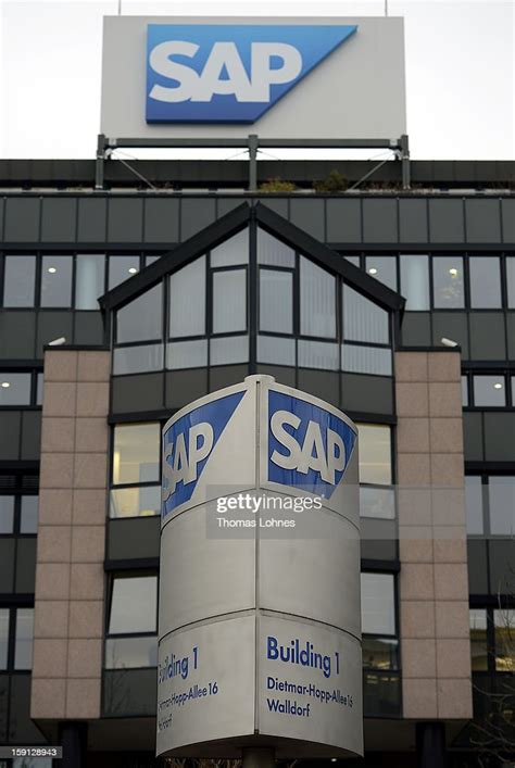 Signage At The Headquarters Of Sap Ag Germanys Largest Software