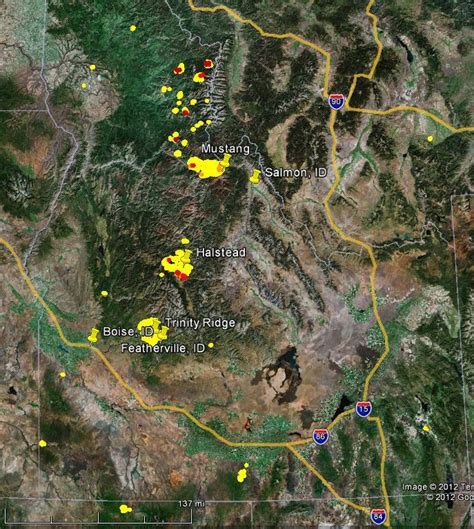 Current Fires Idaho Map Guenna Holly Anne