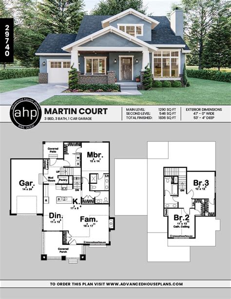 15 Story Cottage Style Plan Martin Court Cottage House Plans