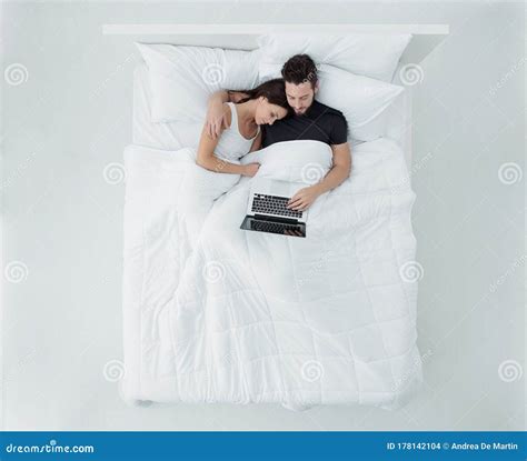 Loving Couple In Bed Stock Photo Image Of Streaming 178142104