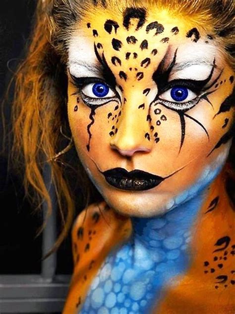 25 Stunning Cheetah Halloween Makeup To Look Wild Flawssy Face