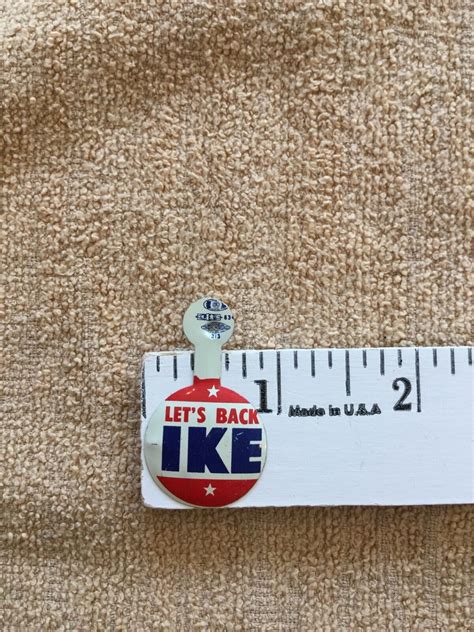 5 Lets Back Ike Dwight D Eisenhower Vintage Political Campaign Pin Tab Button Ebay