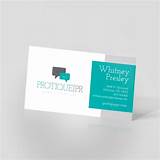 Pictures of Single Sided Business Card Template