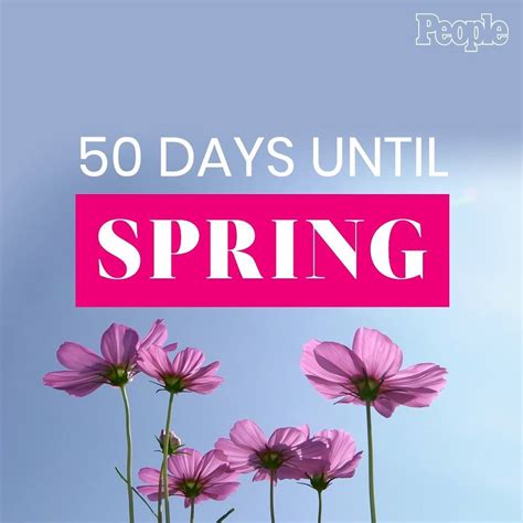50 Days Until Spring 🌸 Only 50 Days Until Spring 🌸 By People