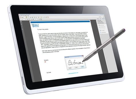 Sigplus Pro Windows Tablet And Tablet Pc Electronic Signature Software