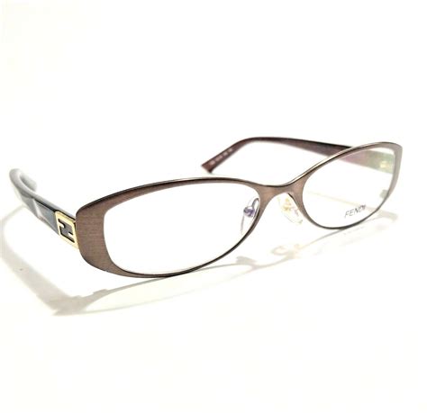 New Fendi Women S Eyeglasses 899 F899 Brown Copper 209 Authentic 50 16 140 Ebay