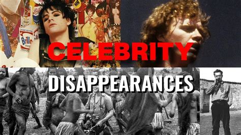 Celebrity Disappearances What Happened To These Stars Youtube