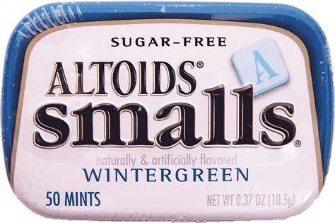 Altoids Mints Smalls Wintergreen Sugar Free 37 Oz Tins 9 Pack By