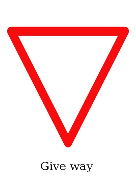 Free Clipart Indian Road Sign Give Way Ksrujana96