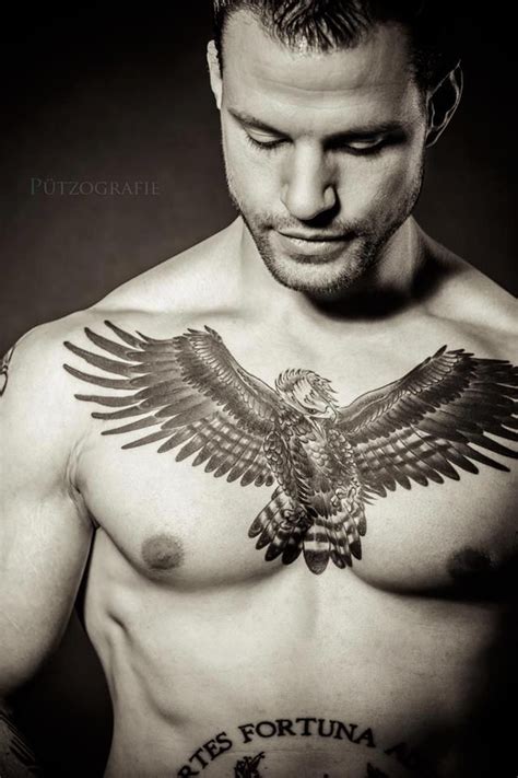 Eagle Chest Tattoo Design For Men Imágenes Actual