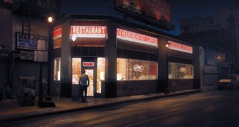 Vampire) ~ dinner for two. ArtStation - Vampire: The Masquerade Diner Exterior, Greg ...